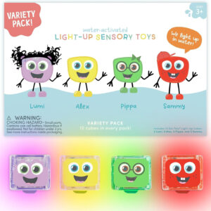 Water-Activated Light-Up Cubes